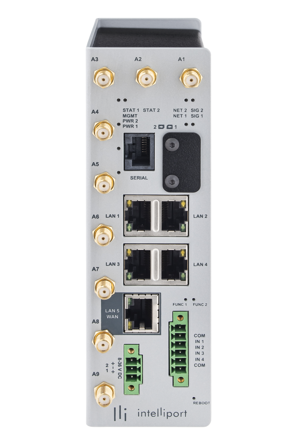 IPS-239 Non-Stop IoT Router Pro elölnézetben